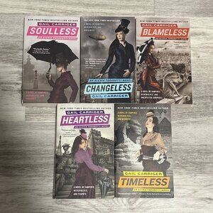 Gail Carriger Paperback Lot 5 Alexia Tarabotti Parasol Protectorate Heartless